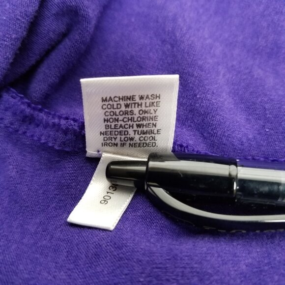 Express Modal Cotton Tank Top S Purple Gathered V-Neck Draped Casual - Picture 6 of 8